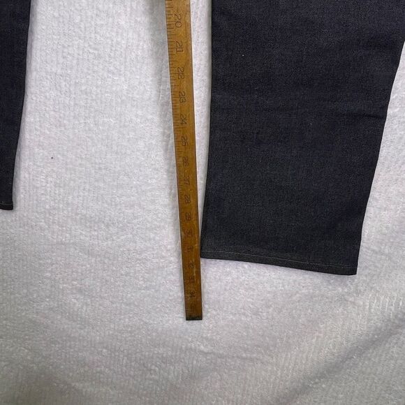 DSTLD Black Stretch Cotton Blend Button Fly Straight Leg Jeans Size 33x32 - Picture 7 of 12